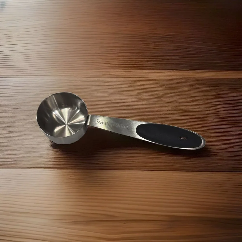 VEKEN 1/8 Cup Measuring Spoon Coffee Scoop Stainless Steel 30mL